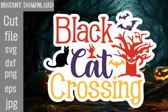 Black Cat Crossing SVG Cut File Review