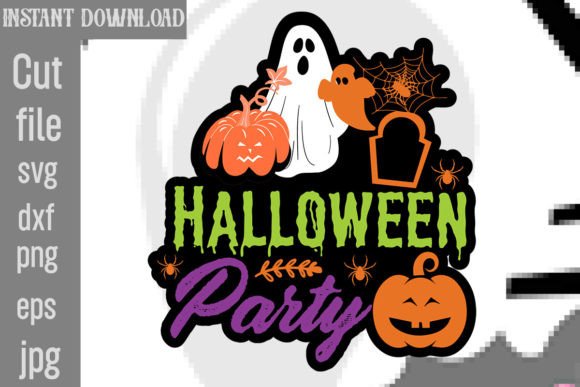 Halloween Party SVG Cut File Design Review