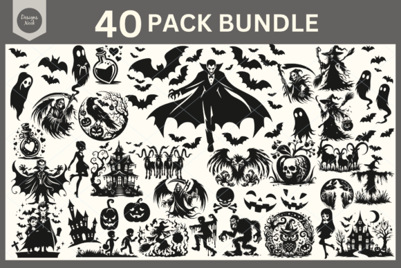 Halloween SVG Bundle Clipart Silhouette Review