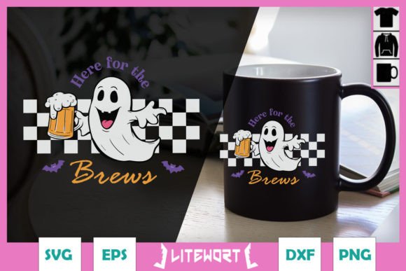 Here for the Brews Funny Halloween SVG Review