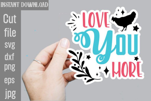 Love You More SVG Stickers: A Designer Review