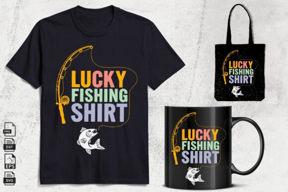 Lucky Fishing Shirt Svg, Fishing Lover Review