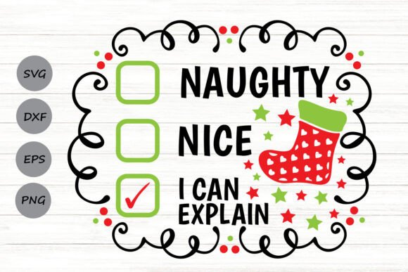 Naughty Nice I Can Explain Svg: A Designer Review