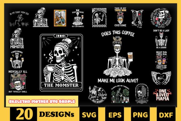 Skeleton Mother's Day SVG Bundle Review
