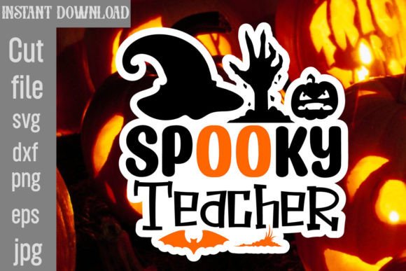 Spooky Teacher SVG Cut File: A Designer's Review