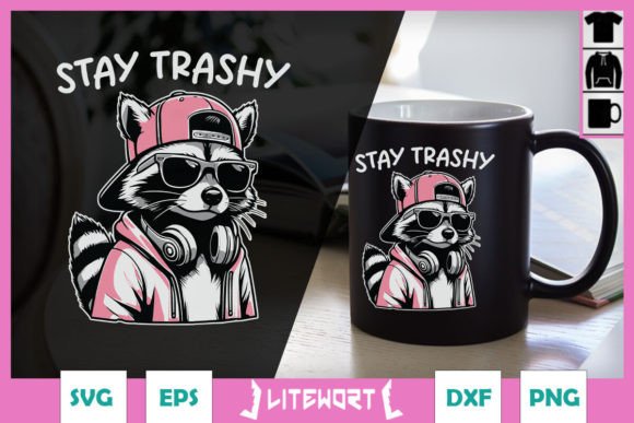 Stay Trashy Funny Raccoon SVG: A Designer Review