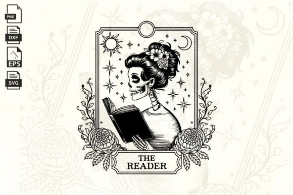 The Reader Tarot Card SVG: A Designer's Review